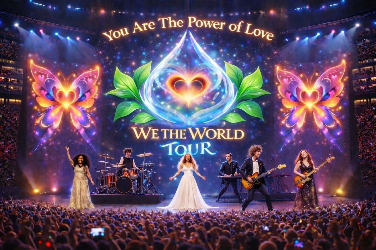 You Are The Power of Love — WE The World Tour arena stage art