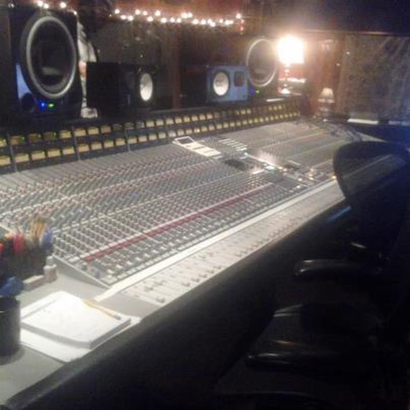 At the mixing console
