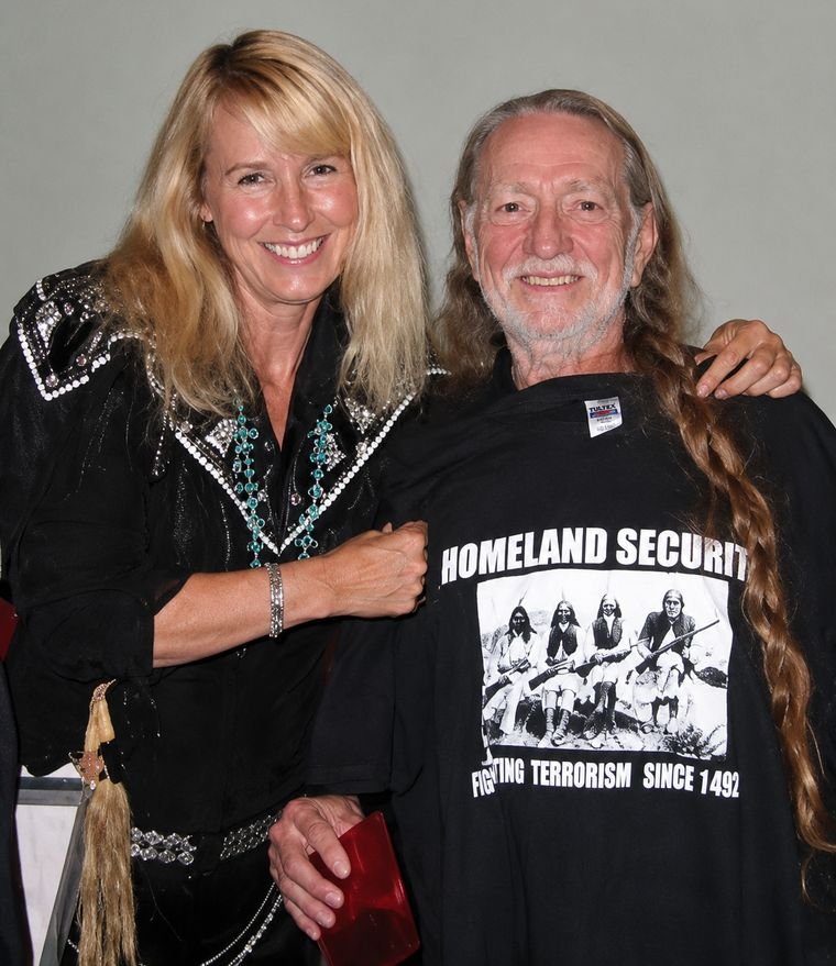 Heidi Little with Willie Nelson